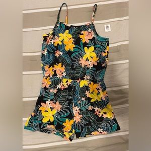 Girls spaghetti strap romper